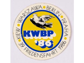 Samolepka, KWBP, 1986