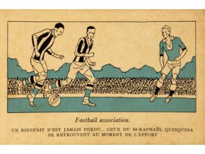 Pohlednice humor Football association, 1924 (1)