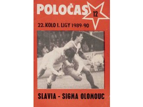 Poločas Slavia Praha vs. Sigma Olomouc, 1989 90 (12)