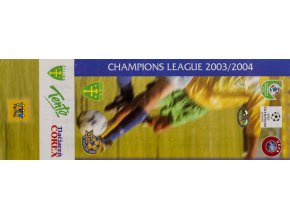 Vstupenka fotbal MŠK Žilina v. Maccabi tel Aviv, 2003 (1)