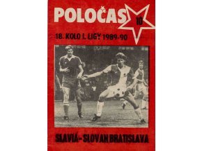 Poločas Slavia vs. Slovan Bratislava 1989 90