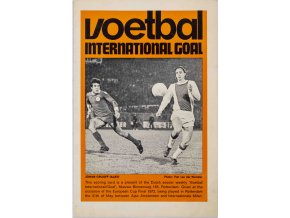 Tiskovina, Scoring card, Voetball International goal, 1972