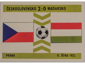 Kartička 21, Československo v. Maďarsko, 20