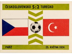 Kartička 15, Československo v. Turecko, 52 (1)