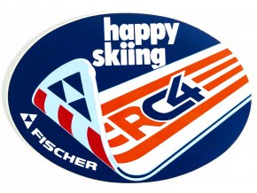 Samolepka, Happy skiing, Fischer