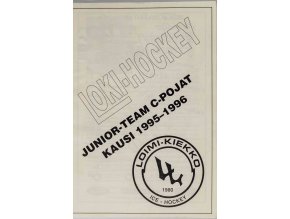 Program hokej, Junior team C pojat Kausi, 1995 96