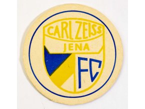 Pivní tácek FC Carl Zeiss Jena