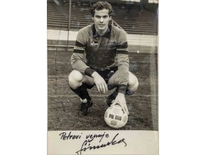 Fotografie fotbalista Šimurka, autogram II