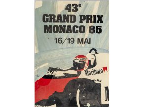 Pohlednice, 37 Grand prix Monaco, 1985 (1)