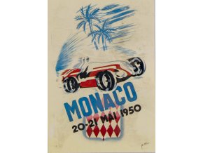 Pohlednice, 37 Grand prix Monaco, 1950 (1)