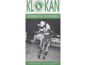 Program Klokan, FC Bohemians Praha v. SK Sigma Olomouc, 199697