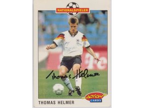 Kartička fotbal, Thomas Helmer, autogram (1)