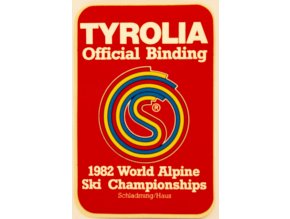 Samolepka World Alpine Ski Championsfips, 1982