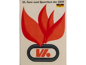 Pohlednice, VI. Turn und Sportfest der DDR (1)