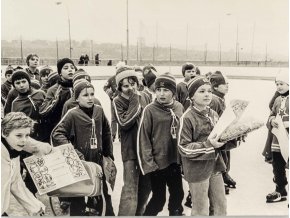 Fotografie hokejové týmy mládež, dekorace na Konstruktivě II