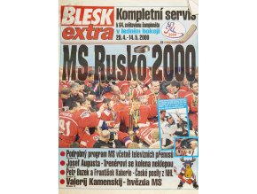 Noviny Blesk, 2000, MS Hokej, kompletní servis
