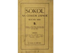 Sokol na českém západě, 91925