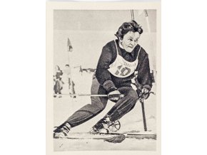 Kartička Olympia, Cortina d'Ampezzo, 1956 , Maria Kowalska, 58 (1)