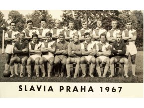 Fotografie, SK Slavia Praha, 1967, autogramy (1)