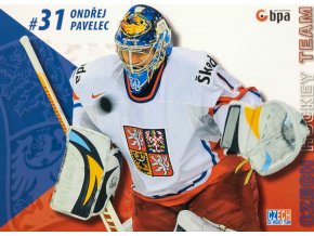 Hokejová karta, Czech hockey team, Ondřej Pavelec, 3