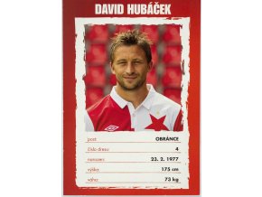 Podpisová karta, David Hubáček, Slavia Praha (1)