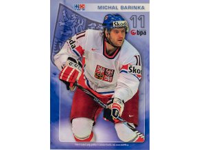 Hokejová karta, Czech hockey team, Michal Barinka