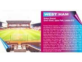 Pohlednice stadion DL, West Ham (1)