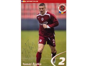 Podpisová karta, Tomáš Řepka, Sparta Praha, autogram (1)