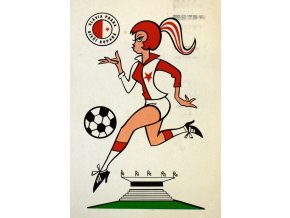sport antique pohlednice zensky fotbal