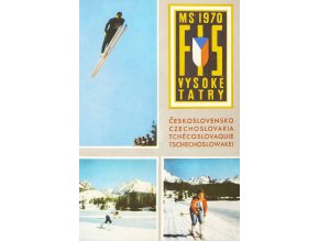 Pohlednice Vysoké Tatry, MS FIS, 1970, ČSSR (3)