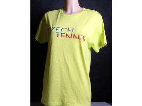 Tričko CZECH TENNIS citronové