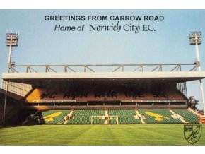 Pohlednice stadion , Greetings from Carrow Road, Norwich City, FC (1)