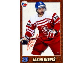 Podpisová karta, Czech hockey association, Jakub Klepiš, autogram (1)