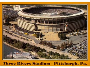 Pohlednice stadion , Three Rivers Stadium Pittsburgh, Pa (1)