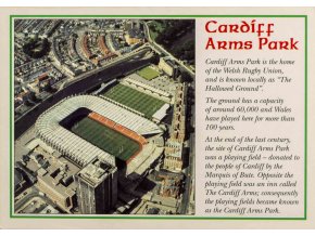 Pohlednice stadion ,Cardif, Arms Park, CC59 (1)