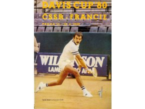 Program ČSSR Francie, Centrální tenisový dvorec Praha, 1980