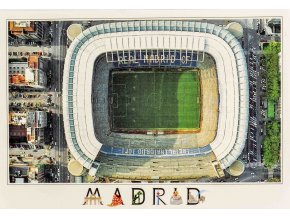 Pohlednice stadion VF, Madrid , Estadio Santiago Bernabéu (1)