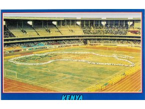 Pohlednice stadion, Narobi Kenya, MOI Stadium (1)
