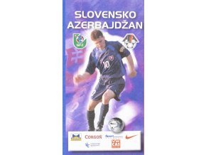Vstupenka fotbal, Slovensko v. Azerbajdžan, 2002