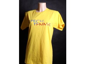 Tričko CZECH TENNIS tmavě žluté