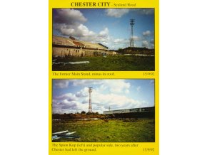 Pohlednice stadion, Chester City Sealand Road (1)