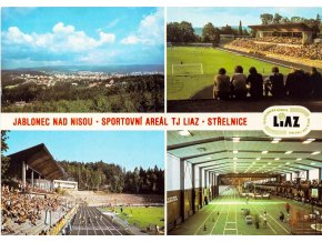 Pohlednice stadion, Jablonec n. Nisou, TJ Liaz Střelnice (1)