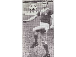 Sběratelská karta, fotbal, Stefan Szefer, MVV, 1970 (1)