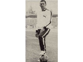 Sběratelská karta, fotbal, Georg Knobel, MVV, 1970 (1)