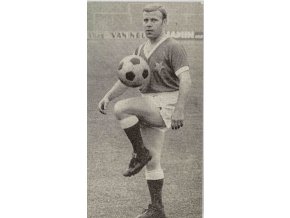 Sběratelská karta, fotbal, Gerard Hoenen, MVV, 1970 (1)