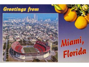 Pohlednice stadion, Miami , Orange Bowl Stadium (1)