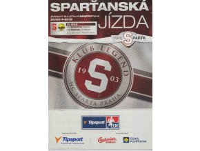 Program hokej, Sparťanská jízda, HC Sparta v. HC Litvínov, 2012