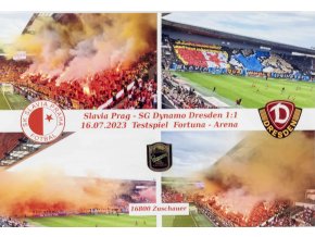 Fotografie stadion, Slavia Prag v. Dynamo Dresden, 2023