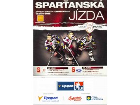 Program hokej, Sparťanská jízda, HC Sparta v. HC PardubiceHC Brno 201213