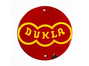 Smaltovaný znak Dukla (1)